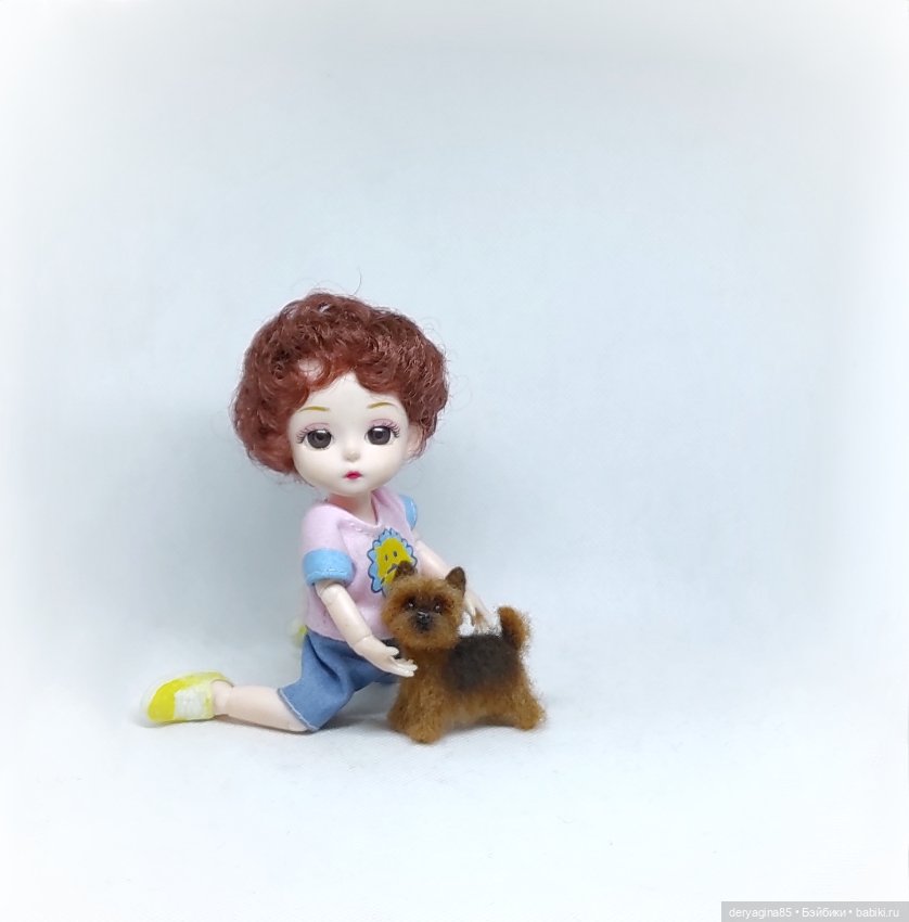 Мини йорик — Валяные игрушки из шерсти: сухое валяние (фото 4)