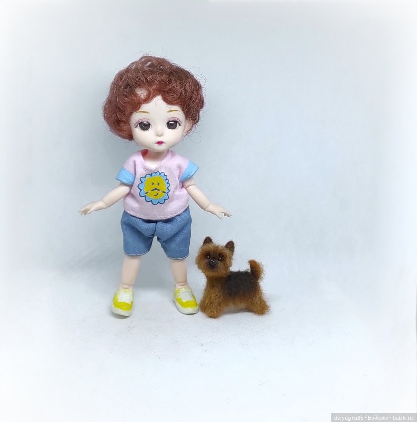 Мини йорик — Валяные игрушки из шерсти: сухое валяние (фото 3)