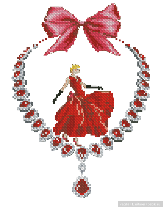 Модный топик 3 крестиком — Схемы вышивки крестом: фото узоров