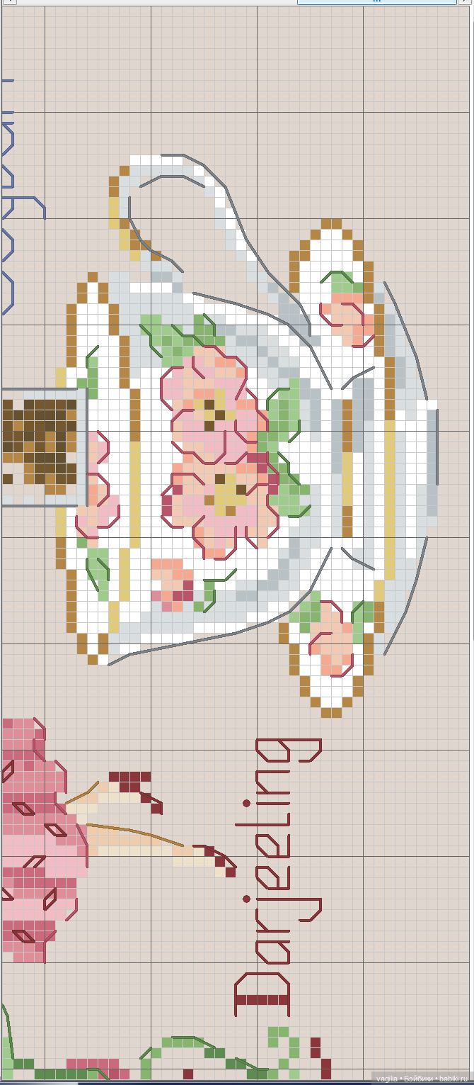 Модный топик крестиком — Схемы вышивки крестом: фото узоров