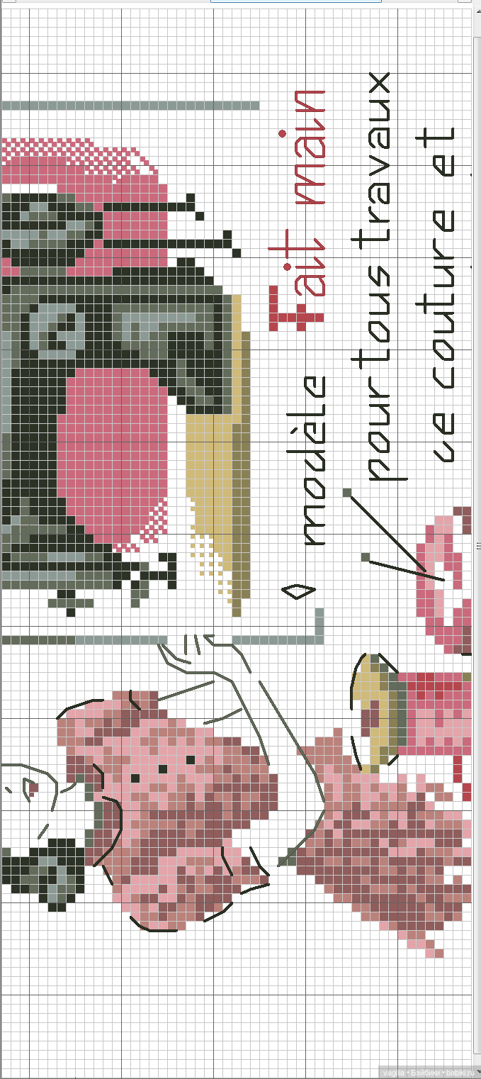 Модный топик 3 крестиком — Схемы вышивки крестом: фото узоров