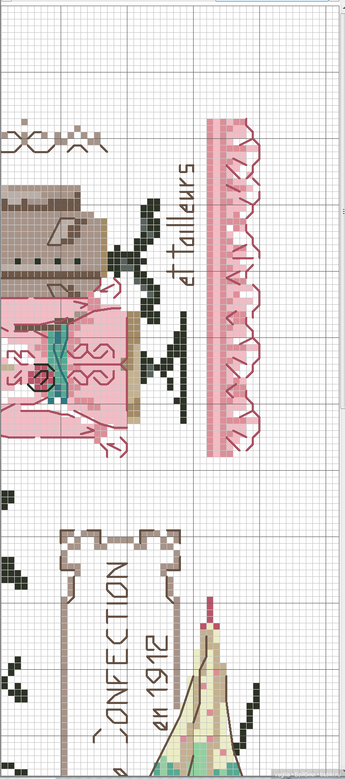Модный топик крестиком — Схемы вышивки крестом: фото узоров