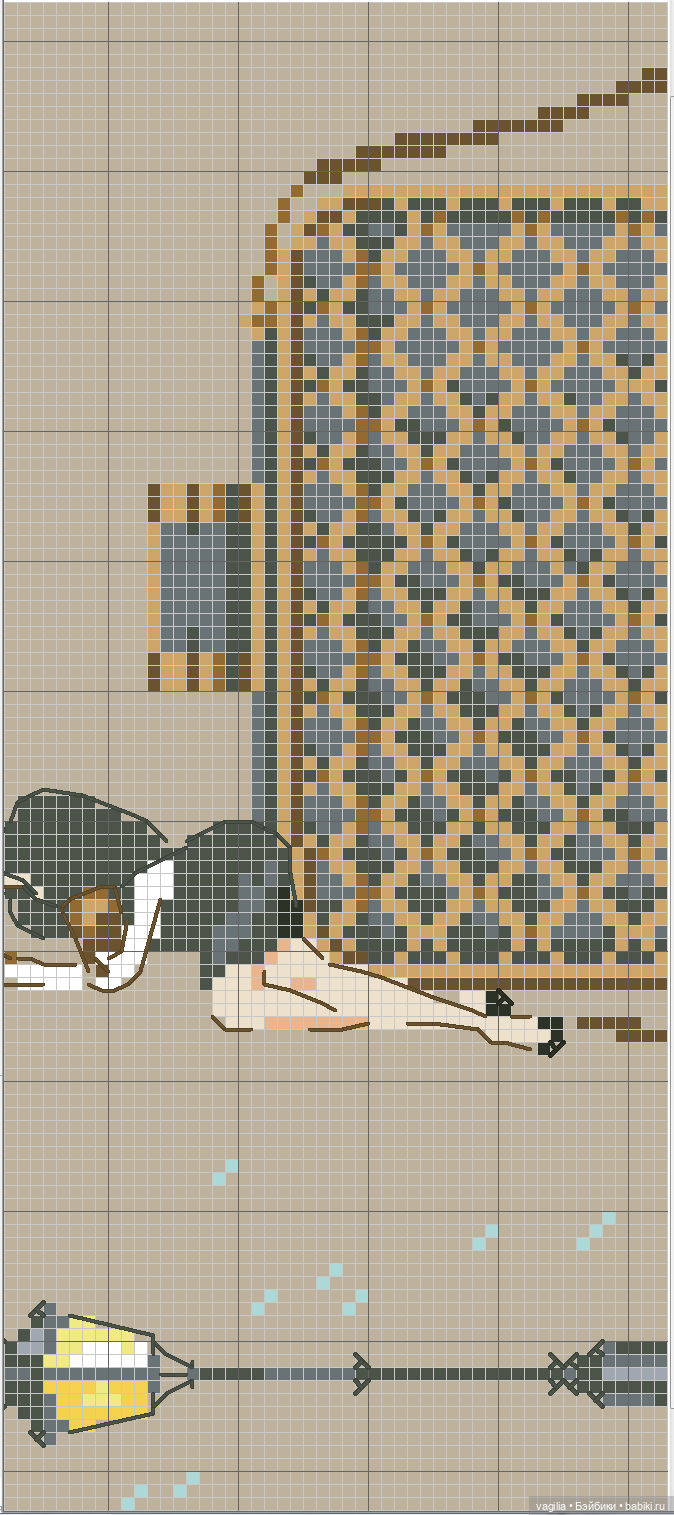 Модный топик крестиком 2 — Схемы вышивки крестом: фото узоров