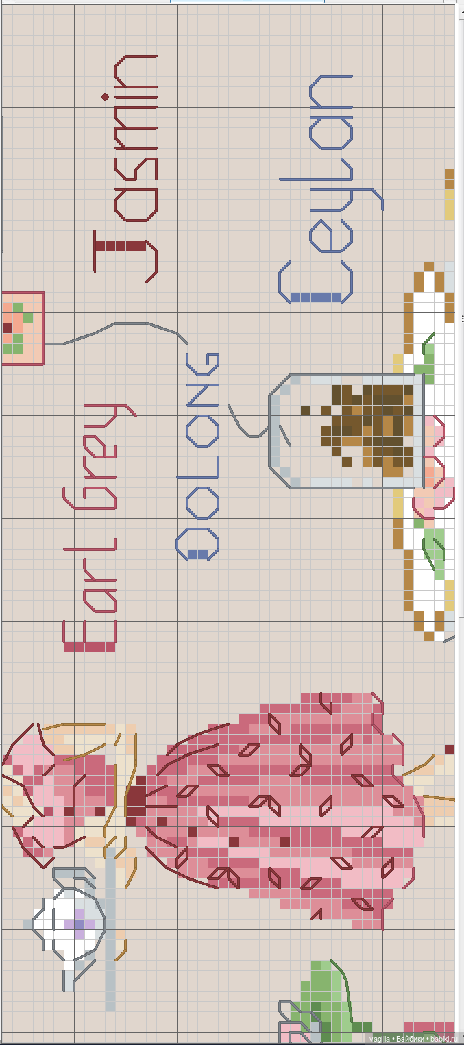 Модный топик крестиком — Схемы вышивки крестом: фото узоров