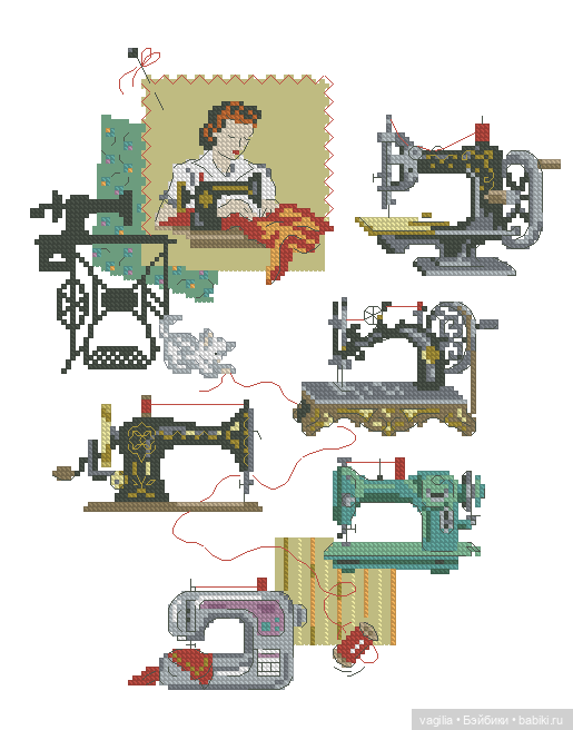 Модный топик крестиком — Схемы вышивки крестом: фото узоров (фото 5)