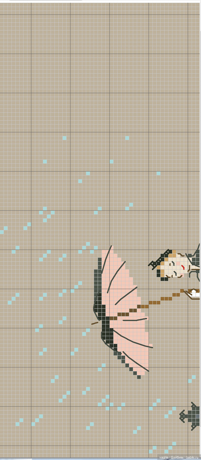 Модный топик крестиком 2 — Схемы вышивки крестом: фото узоров