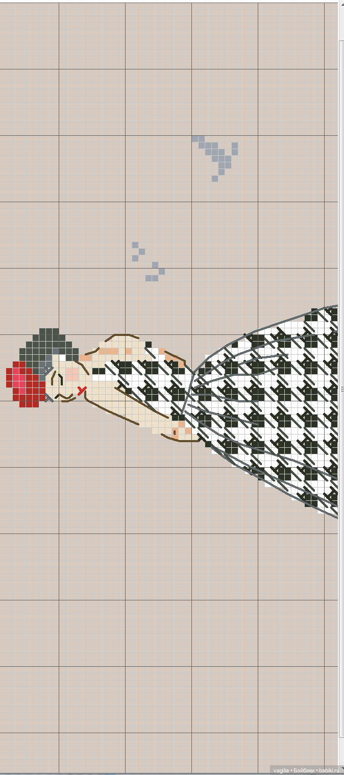 Модный топик крестиком 2 — Схемы вышивки крестом: фото узоров