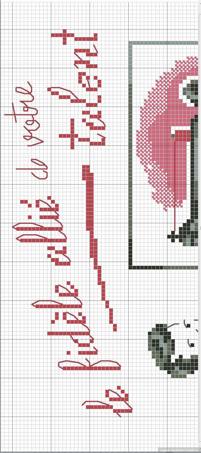 Модный топик 3 крестиком — Схемы вышивки крестом: фото узоров