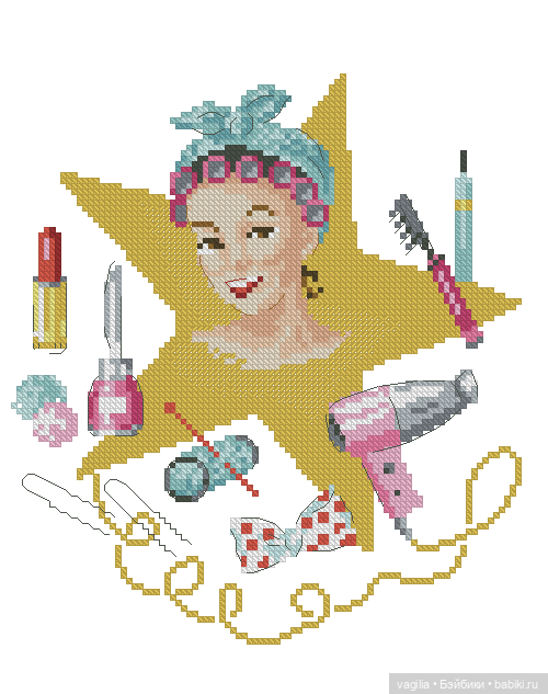 Модный топик 3 крестиком — Схемы вышивки крестом: фото узоров (фото 10)