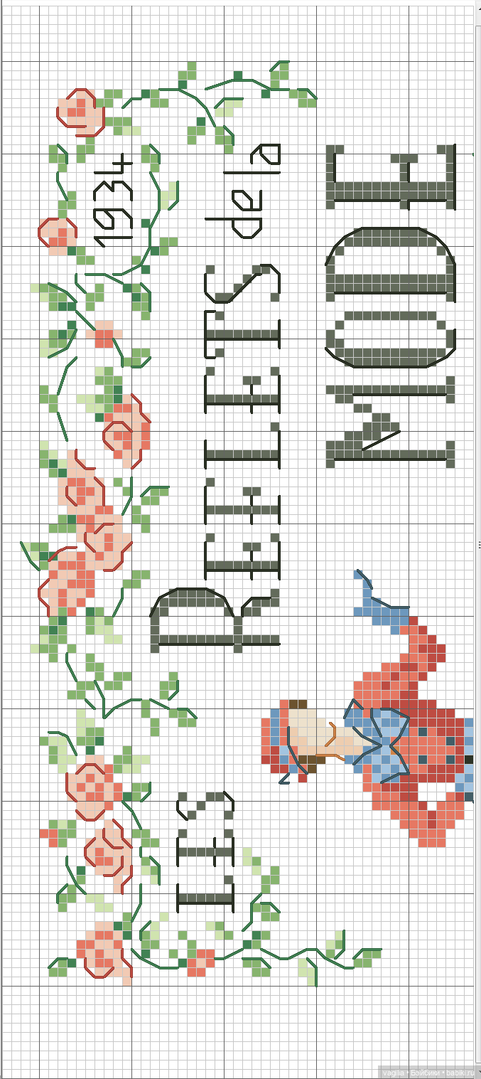 Модный топик крестиком — Схемы вышивки крестом: фото узоров (фото 2)