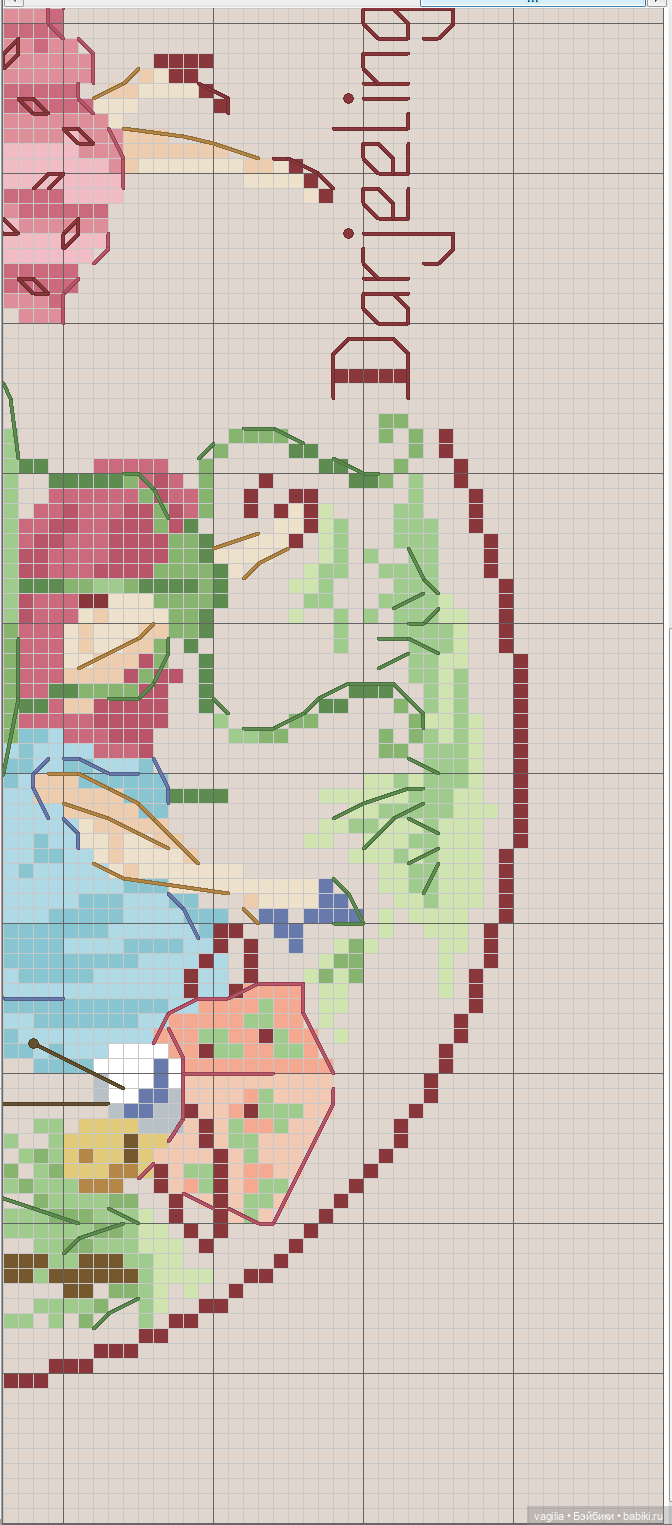 Модный топик крестиком — Схемы вышивки крестом: фото узоров