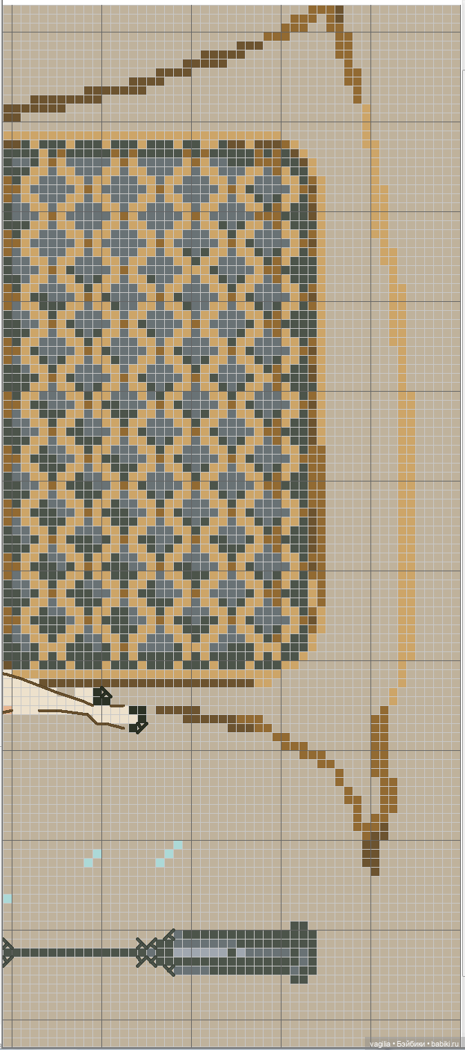 Модный топик крестиком 2 — Схемы вышивки крестом: фото узоров