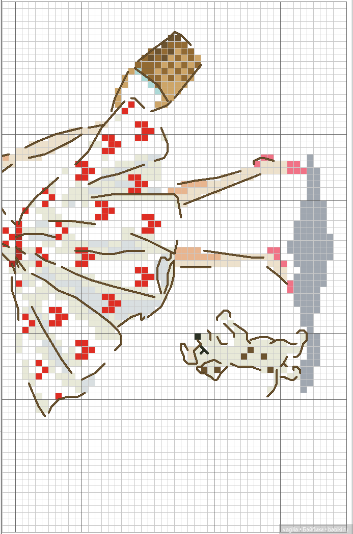 Модный топик крестиком 2 — Схемы вышивки крестом: фото узоров