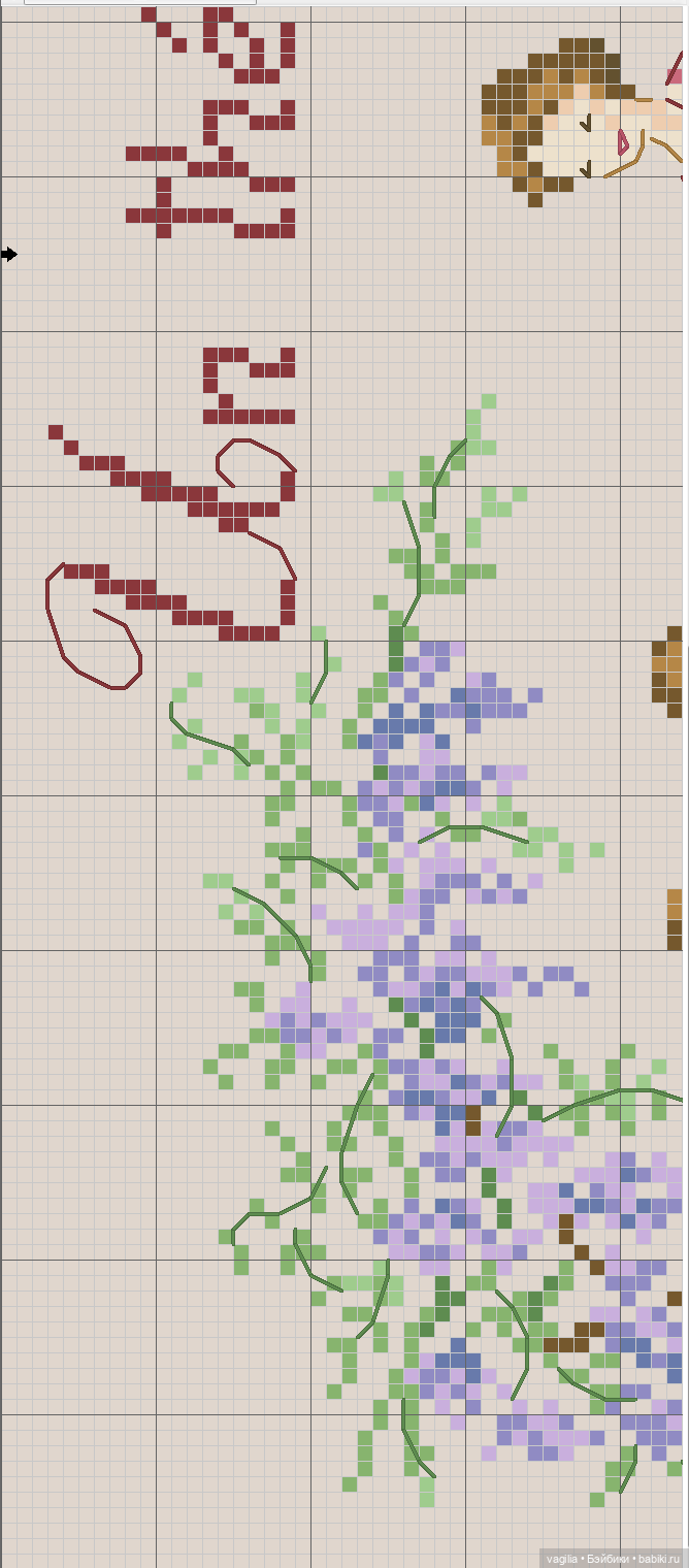 Модный топик крестиком — Схемы вышивки крестом: фото узоров