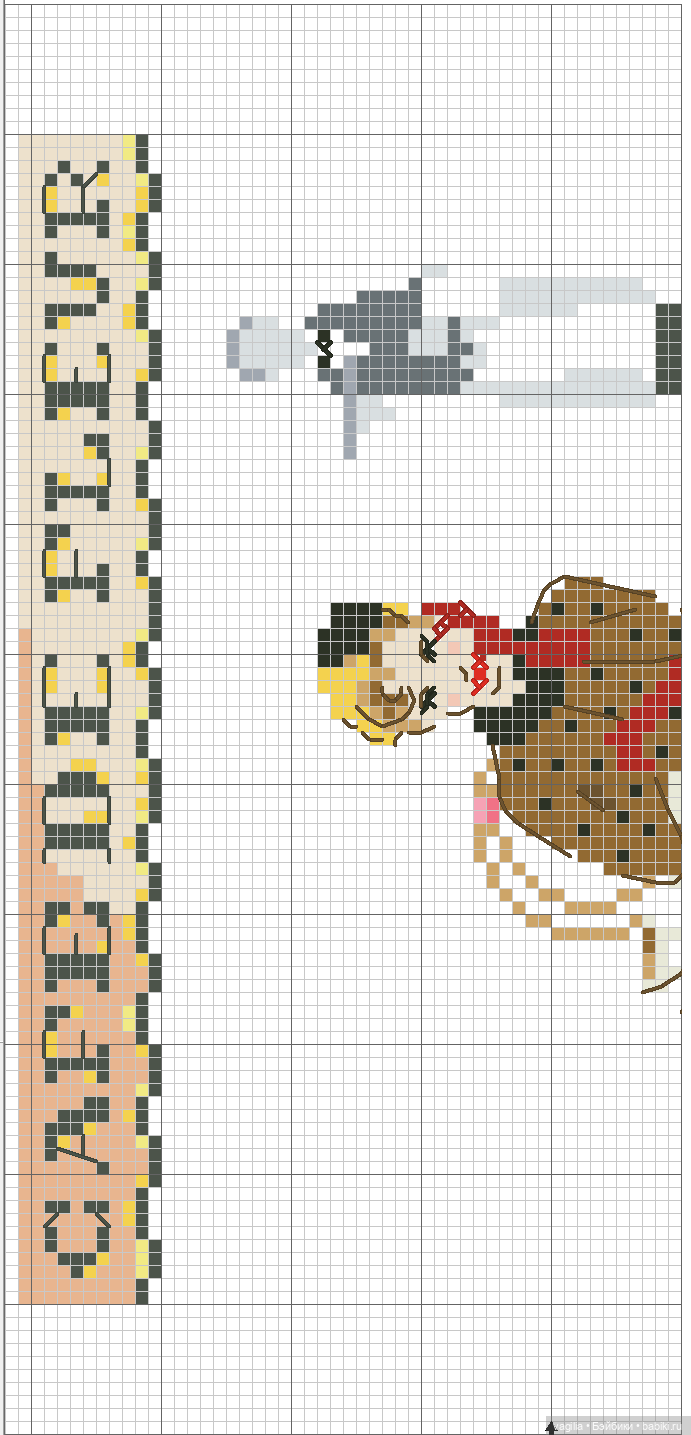 Модный топик крестиком — Схемы вышивки крестом: фото узоров