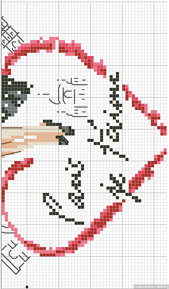 Модный топик 3 крестиком — Схемы вышивки крестом: фото узоров
