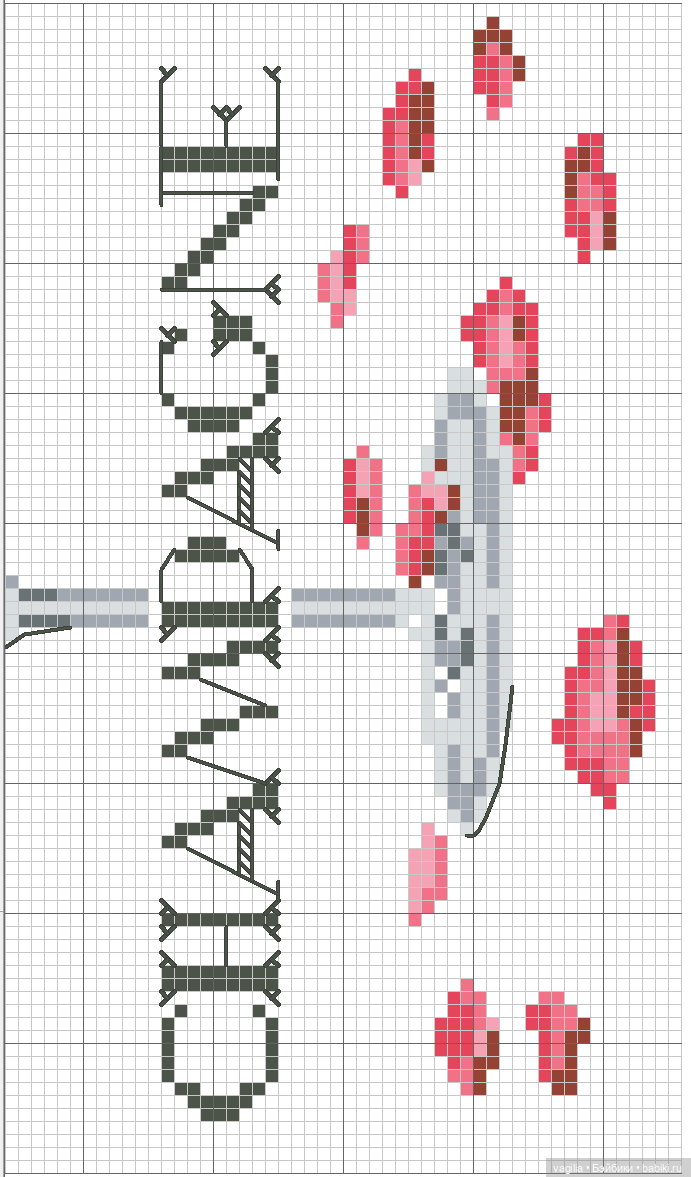 Модный топик крестиком — Схемы вышивки крестом: фото узоров