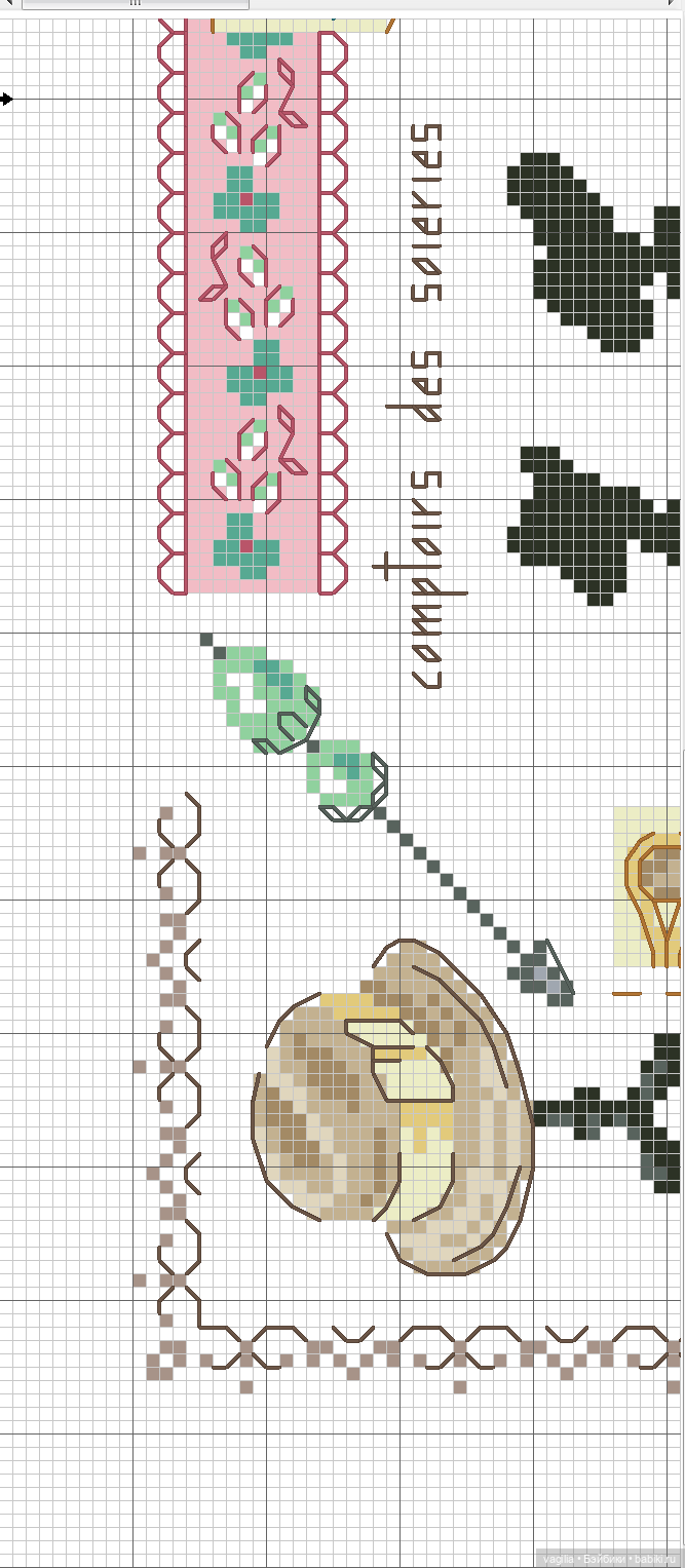 Модный топик крестиком — Схемы вышивки крестом: фото узоров