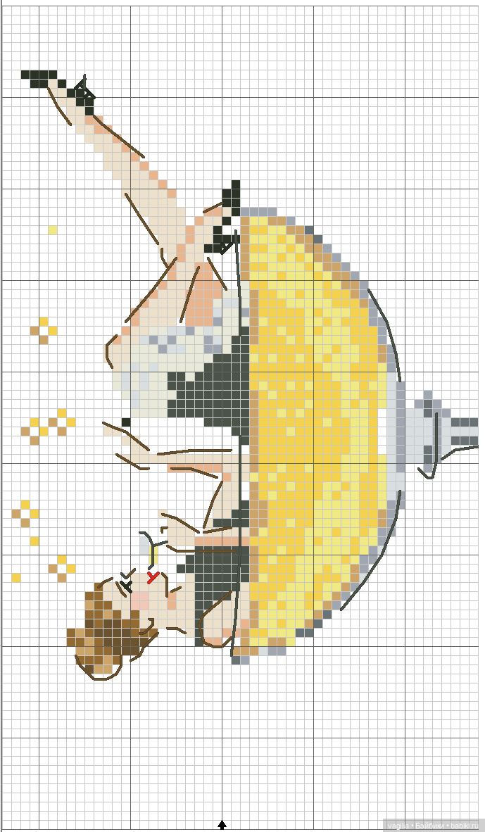 Модный топик крестиком — Схемы вышивки крестом: фото узоров