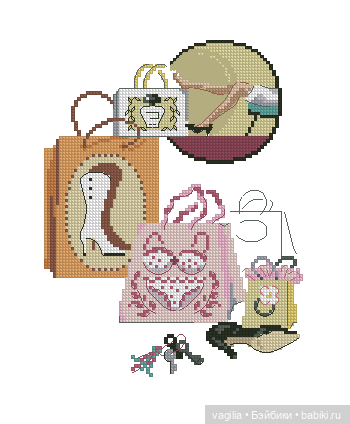 Модный топик 3 крестиком — Схемы вышивки крестом: фото узоров