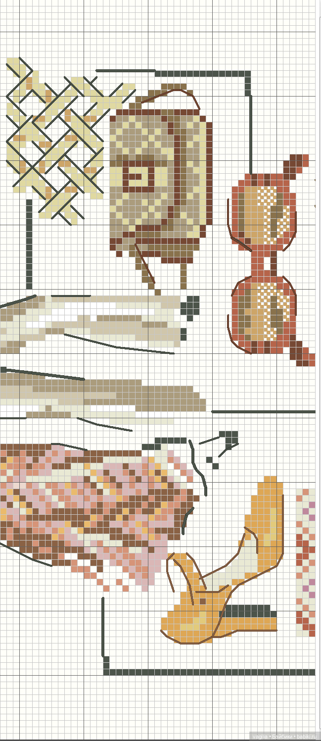 Модный топик крестиком — Схемы вышивки крестом: фото узоров
