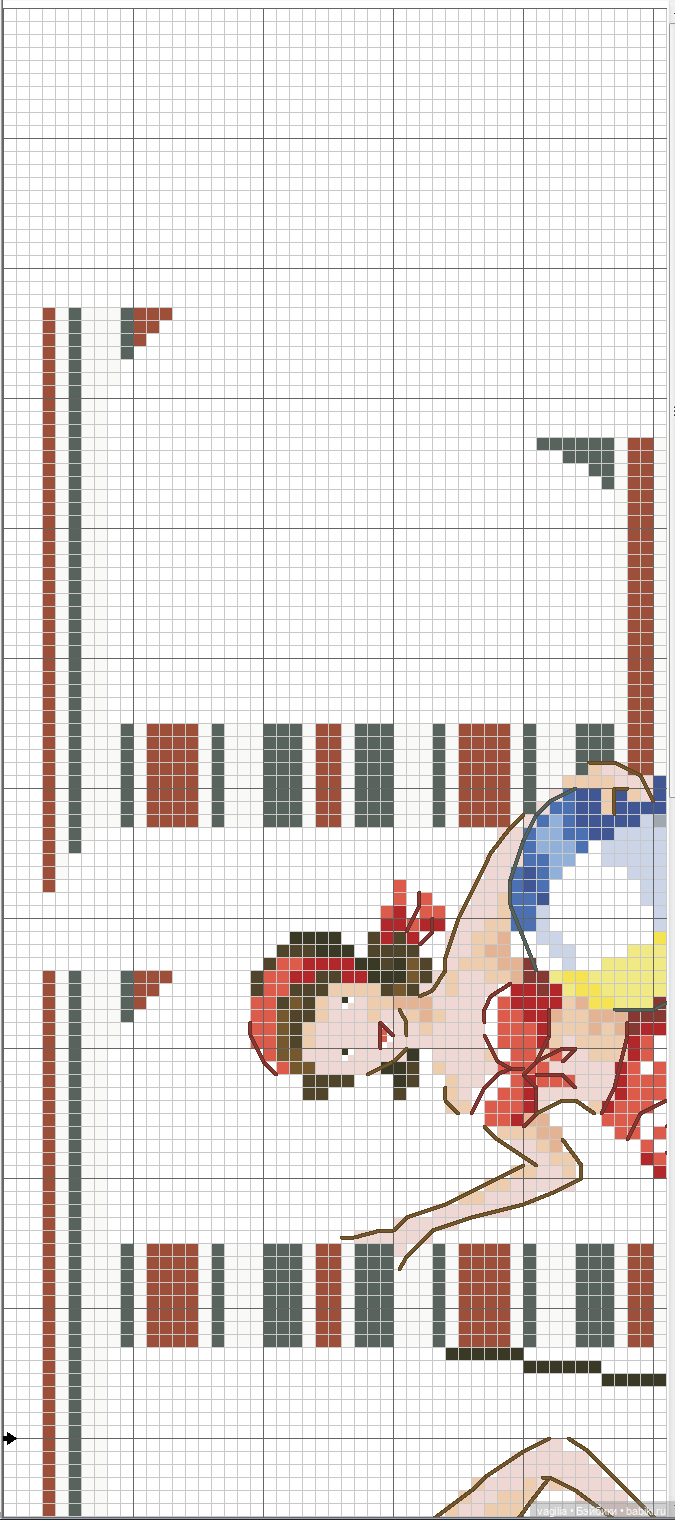 Модный топик крестиком — Схемы вышивки крестом: фото узоров