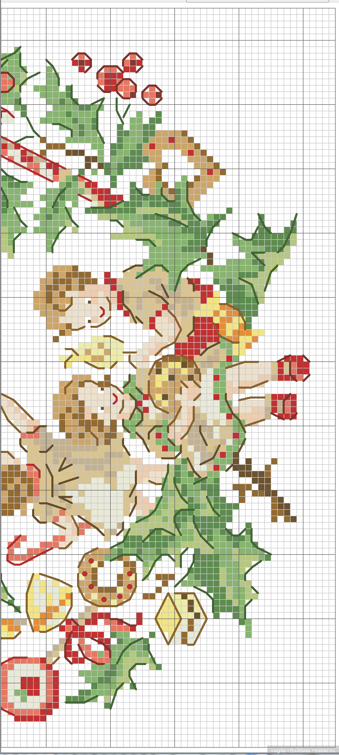 Детки, сапожки для малюсеньких подарков крестиком