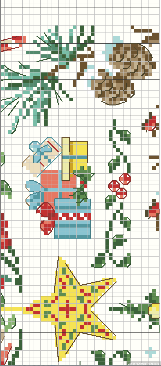 Детки, сапожки для малюсеньких подарков крестиком