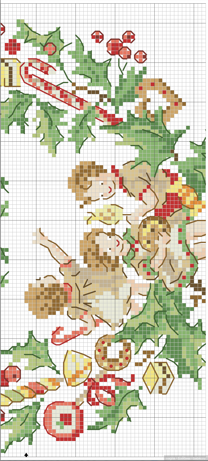 Детки, сапожки для малюсеньких подарков крестиком