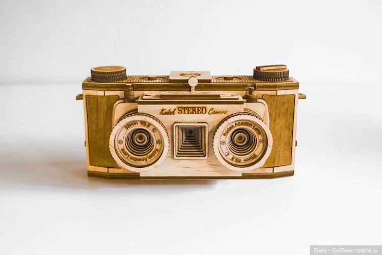 Фотоаппараты из дерева, автор Phuong Nguyen