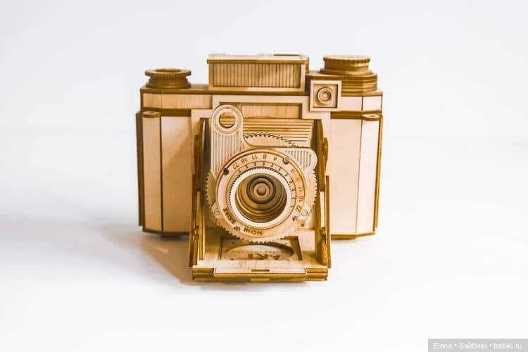 Фотоаппараты из дерева, автор Phuong Nguyen