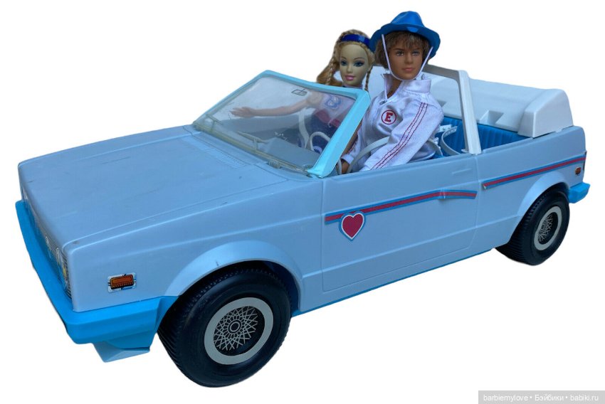 heart family barbie car