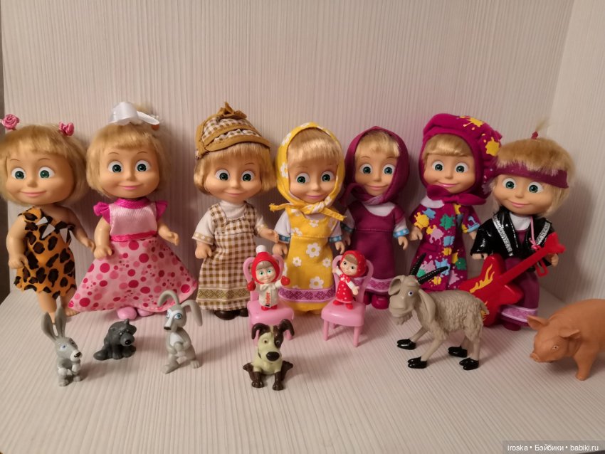 Машеньки и не только — Куклы Маша и Медведь (Simba): Маша в кармашке