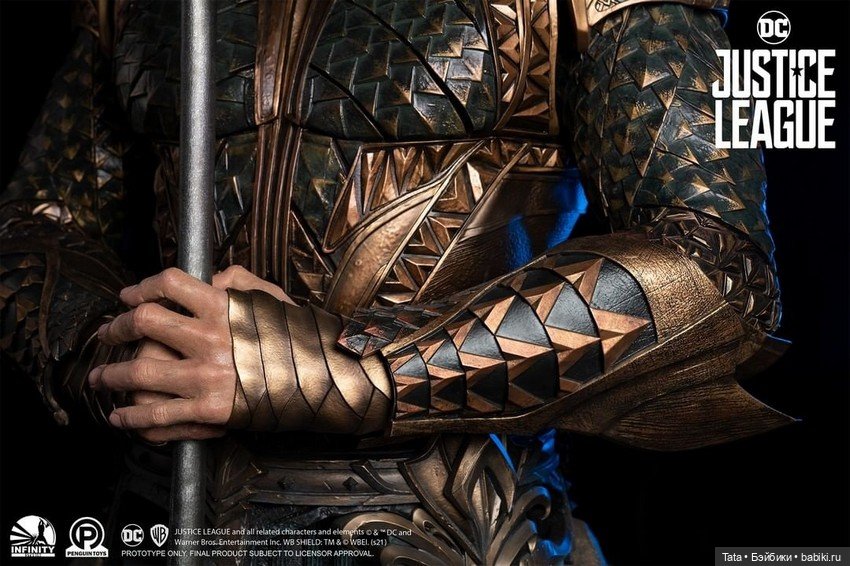 Бюст Аквамена 1/1 по фильму "Лига Справедливости", Infinity Studio (фото 6)