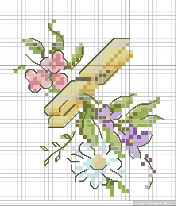 Разное Французское крестиком (фото 7)