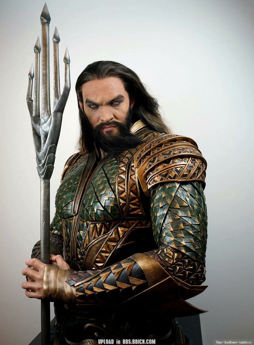 Бюст Аквамена 1/1 по фильму "Лига Справедливости", Infinity Studio