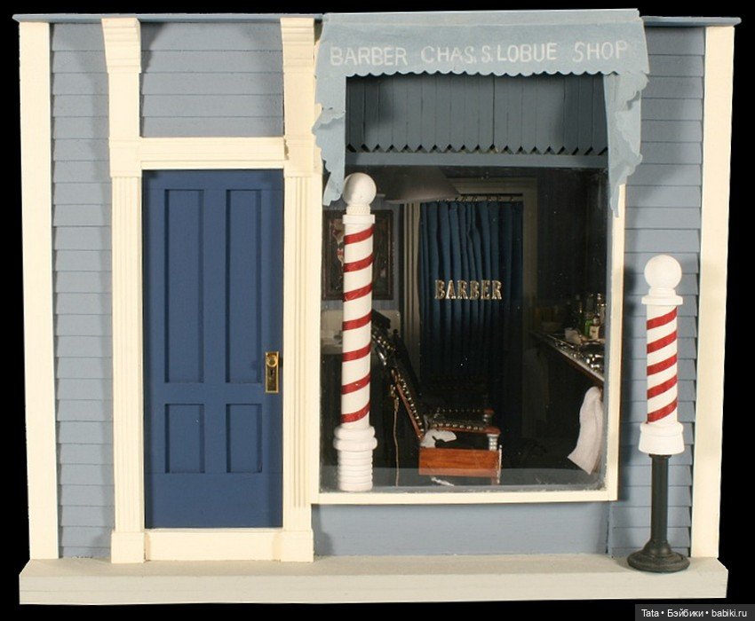 Парикмахерская LoBue — Румбоксы и кукольные интерьеры: фото (фото 2)