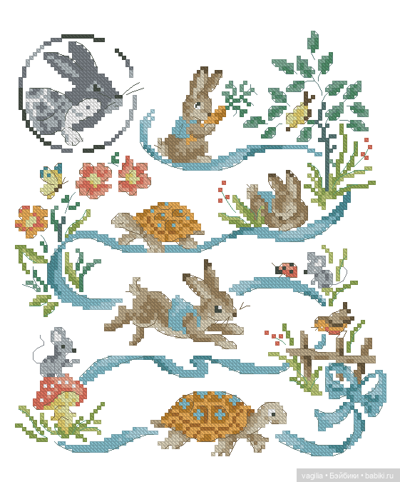 Разное Французское крестиком (фото 9)