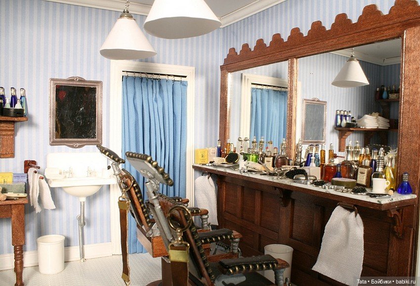 Парикмахерская LoBue — Румбоксы и кукольные интерьеры: фото (фото 4)