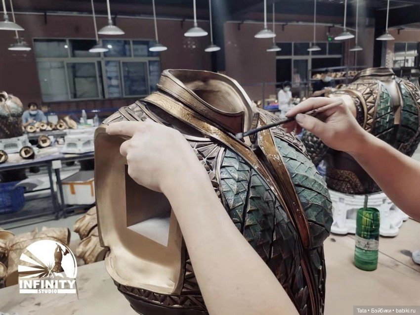 Бюст Аквамена 1/1 по фильму "Лига Справедливости", Infinity Studio (фото 5)