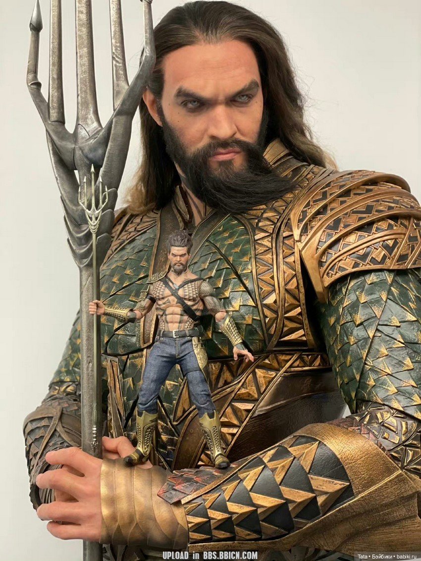 Бюст Аквамена 1/1 по фильму "Лига Справедливости", Infinity Studio (фото 9)