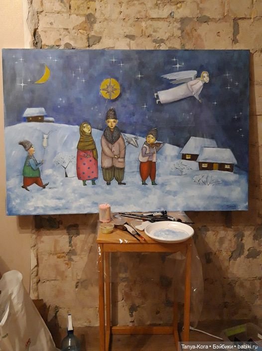 Моя живопись. Рождество — Наши хобби и творчество: вышивка (фото 2)