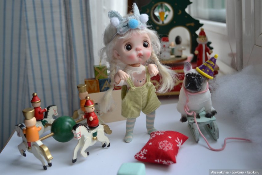 Ob11 Празник и печалька — Куклы и тела Obitsu 11 (Ob11): гибриды (фото 3)