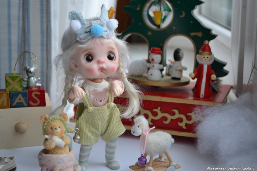 Ob11 Празник и печалька — Куклы и тела Obitsu 11 (Ob11): гибриды (фото 4)