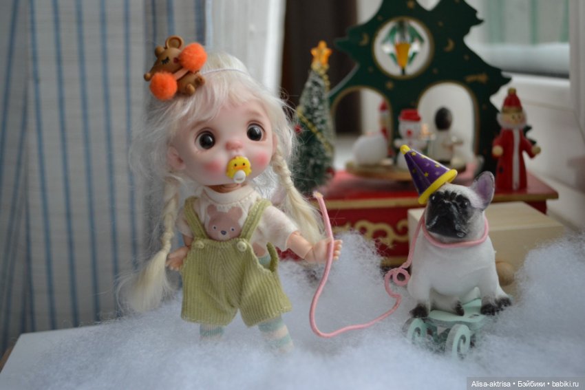 Ob11 Празник и печалька — Куклы и тела Obitsu 11 (Ob11): гибриды (фото 6)