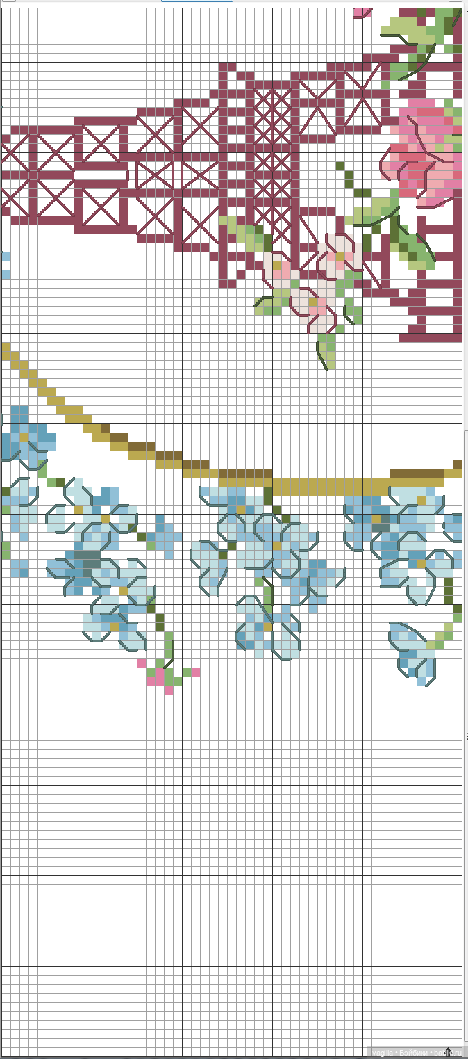 Французская вышивка остатки