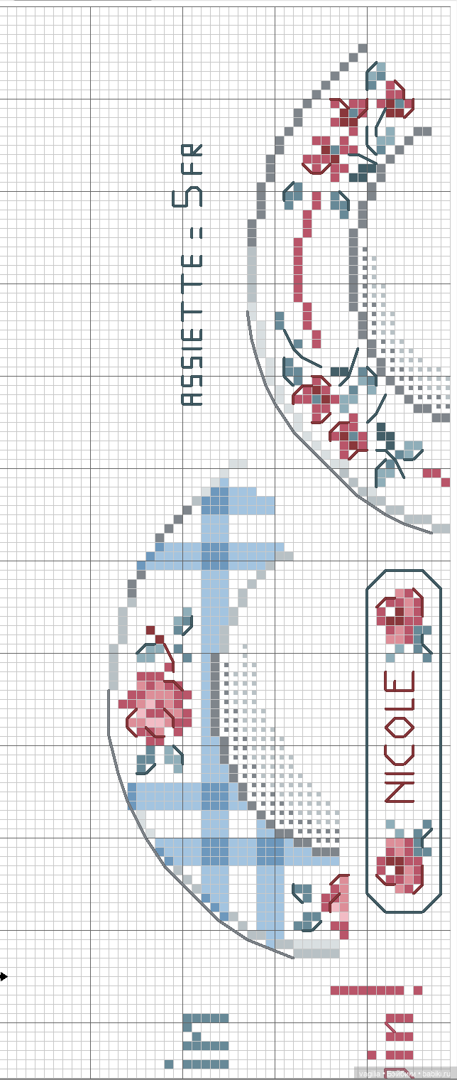 Французская вышивка остатки