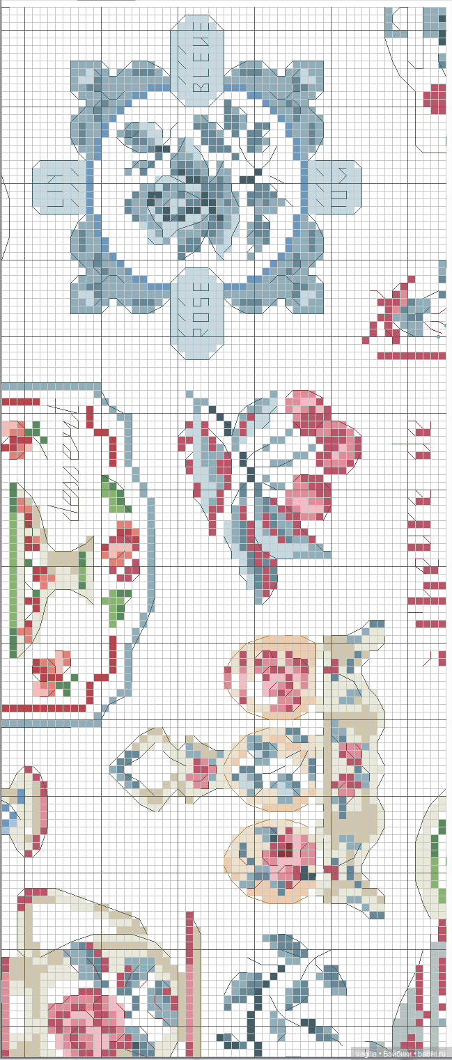 Французская вышивка остатки