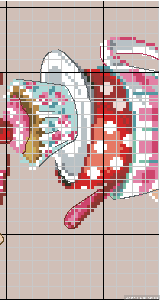 Французская вышивка остатки