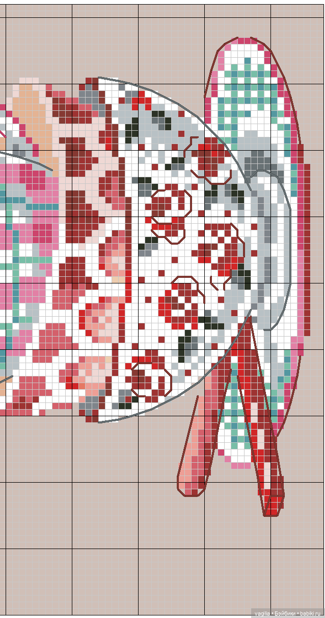 Французская вышивка остатки